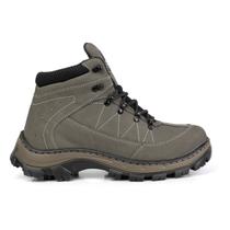 Bota Adventure Casual Couro Nobuck Hiking Extreme Grafite 900