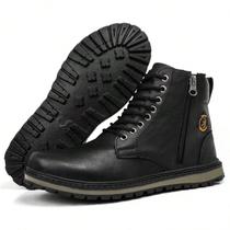 Bota Adventure Coturno Casual Masculino Trilha Caminhada Confort Ar Livre