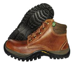 Bota Adventure Coturno Masculino Feminino Trilha Couro Legitimo