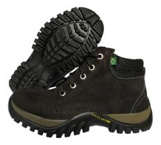 Bota Adventure Coturno Masculino Feminino Trilha Couro Legitimo