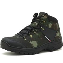 Bota Adventure Couro Atron Shoes - 259 - Camuflado