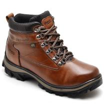 Bota Adventure Couro Masculina Biqueira Conforto Dia a Dia