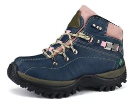 Bota Adventure Feminina Cano Curto Trilha Super Conforto ref 100