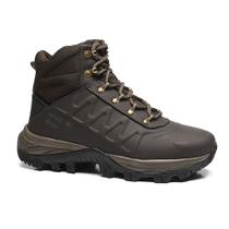 Bota Adventure Macboot Aruna 02 Cano Alto Unissex Couro Emborrachado Trilha Trekking Caminhada Solado Antiderrapante Fácil Limpeza