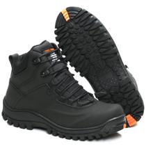 Bota Adventure Masculina Cano Curto Couro Cadarço Conforto Bota Adventure Masculina Cano Curto Couro Cadarço Conforto