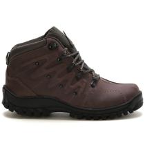 Bota Adventure Masculina Coturno Botina Em CouroPraTrilhas - Free Jump Bota Adventure Masculina Coturno Botina Em CouroPraTrilhas - Free Jump