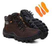 Bota Adventure Masculina Coturno Trabalho Macia Leve