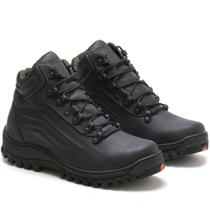 Bota Adventure Masculina Couro Cadarço Reforçado Trekking Bota Adventure Masculina Couro Cadarço Reforçado Trekking