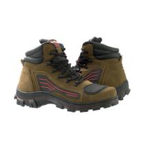 Bota Adventure Masculina Couro Conforto Macia Dia a Dia