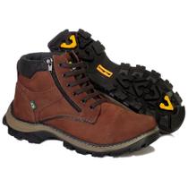 Bota Adventure Masculina Couro Conforto Trilha Ferrugem 795