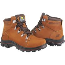Bota Adventure Masculina Couro Escalada Trilhas Dia a Dia