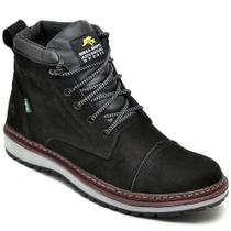 Bota Adventure Masculina Couro Nobuck Macia Leve Conforto