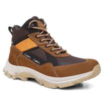 Bota Adventure Masculina Couro Solado Tratorado Esportiva