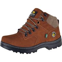 Bota Adventure Masculina Couro Trilhas Escalada Dia a Dia