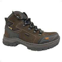 Bota Adventure Masculina Mountrek Ref.989r- Cafe Bota Adventure Masculina Mountrek Ref.989r- Cafe
