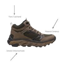 Bota Adventure Masculina Oliva Coturno Trilha Café Bota Adventure Masculina Oliva Coturno Trilha Café