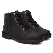Bota Adventure Masculina VNT Couro Legítimo Premium Conforto Tamanho:37Cor:Preto