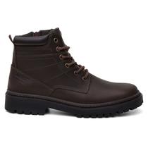 Bota Adventure Masculina VNT em Couro Legítimo Resistente Tamanho:38Cor:Marrom