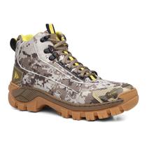 Bota Adventure Masculino Couro Intruder Camulfado Tratorada