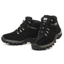 Bota Adventure Masculino de Couro Preto Polo Urban