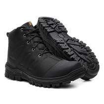 Bota Adventure Masculino Preto Coturno Confortável e Estiloso Resistente Bota Adventure Masculino Preto Coturno Confortável e Estiloso Resistente
