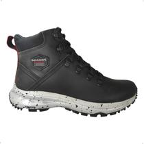 Bota Adventure Pegada Masculina Couro Pull Up 150403 Preta
