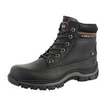 Bota Adventure Trekking Couro Legítimo Azimute - 911 - Preta