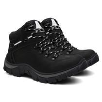 Bota Adventure Trilha Rapel Couro Legítimo Impermeável