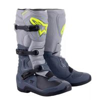 Bota Alpinestars Tech 3 Cinza Escuro Cinza Claro Preto Bota Alpinestars Tech 3 Cinza Escuro Cinza Claro Preto