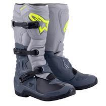 Bota alpinestars tech 3 cinza escuro cinza claro preto
