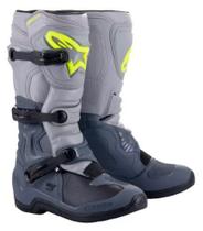 Bota Alpinestars Tech 3 Motocross Trilha Enduro Cinza