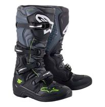 Bota Alpinestars Tech 5 Preta Cinza Amarelo Fluor