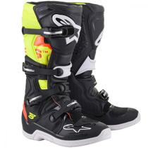 Bota Alpinestars Tech 5 Preto/Amarelo Flúor Bota Alpinestars Tech 5 Preto/Amarelo Flúor