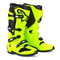 Bota Alpinestars Tech 7 Amarelo Fluo Preto