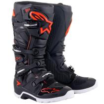 Bota Alpinestars Tech 7 Enduro Preto/Vermelho Bota Alpinestars Tech 7 Enduro Preto/Vermelho