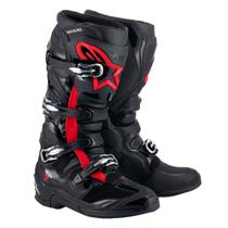 Bota alpinestars tech 7 preto vermelho tam 13 ( br 44/45 ) Bota alpinestars tech 7 preto vermelho tam 13 ( br 44/45 )