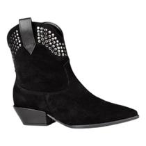 Bota amber western camurça preta orcade 0955521100