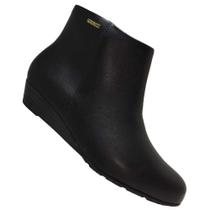 Bota Anabela Cano Baixo Modare 7076.100 Feminina - Preta