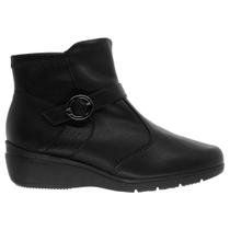 Bota Anabela Cano Curto Feminina Piccadilly Maxi 117132 Preta Bota Anabela Cano Curto Feminina Piccadilly Maxi 117132 Preta