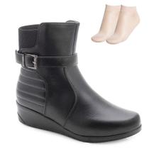 Bota Anabela Moon e Meia MC24-71105 Bota Anabela Moon e Meia MC24-71105