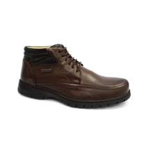 Bota Anatomic Gel Conforto Em Couro 7990 Troy/Cafe