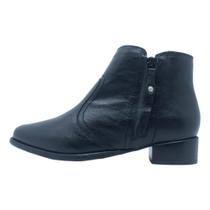 Bota andacco feminina west salto baixo em couro 4630 Bota andacco feminina west salto baixo em couro 4630