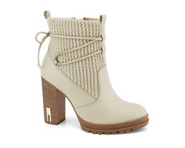 Bota Ankle Boot Ramarim Salto Grosso Croche 2360104