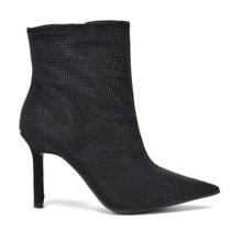 Bota Ankle Boot Via Marte Salto Fino Strass 23-6003-01