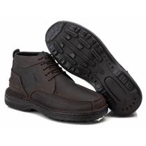 Bota Anti Stress Masculino Marrom 8004 Marrom -44