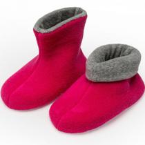 Bota Antiderrapante Atoalhado Infantil - Pink - 31/32
