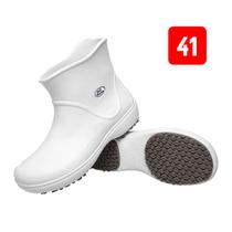 Bota Antiderrapante Cano Curto BB85 Branco Nº 41 Soft Woks