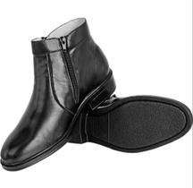 Bota Antistress Botina Ortopédica Zíper Couro Pelica Solado Costurado Bota Antistress Botina Ortopédica Zíper Couro Pelica Solado Costurado