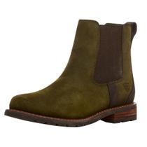 Bota ARIAT Wexford impermeável Chelsea Olive para mulheres