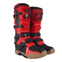 Bota ASW Elevate Enduro - Cor Preto Vermelho